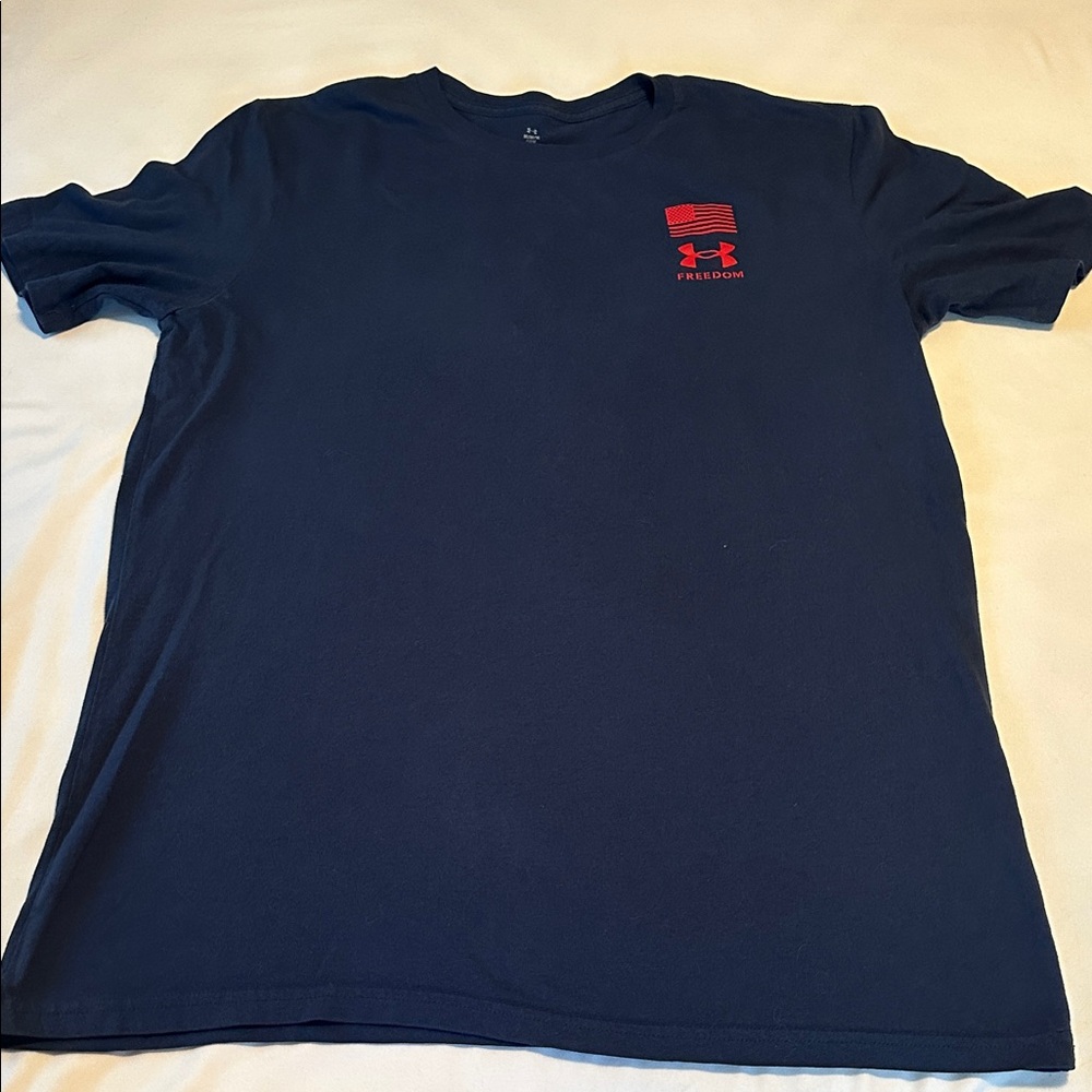 Under Armour Loose Men's Dark Blue Freedom Tee